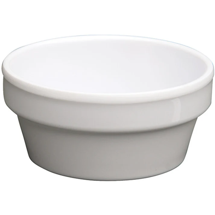 Melamine 2-1/2 oz Sauce Cups/Ramekins - White