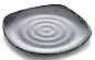 Termostar Matt Square Service Plate 17X17