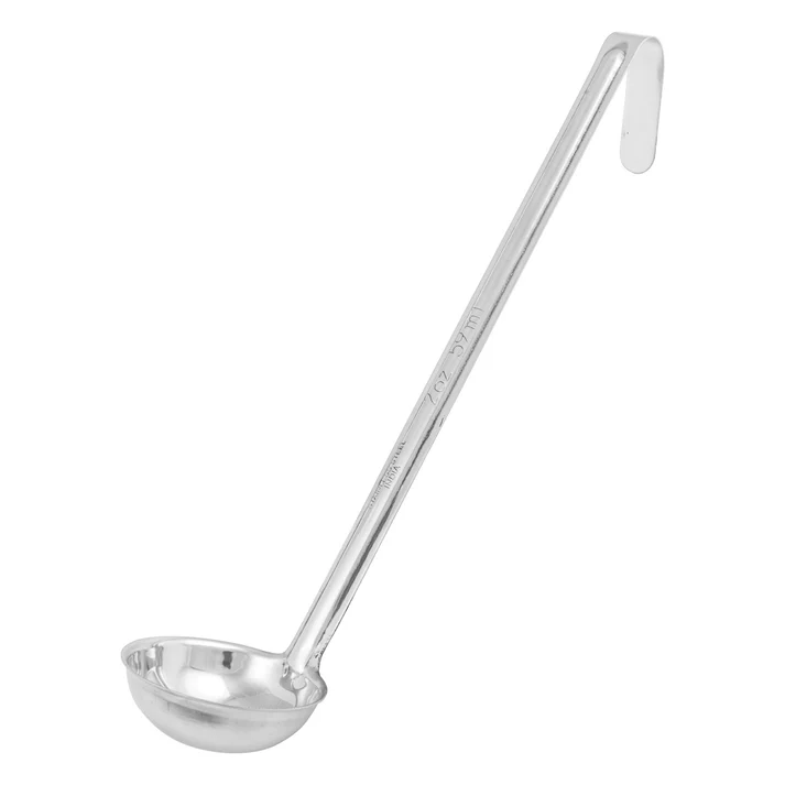 Winco Prime One-Piece Ladle, Stainless Steel - 2 oz