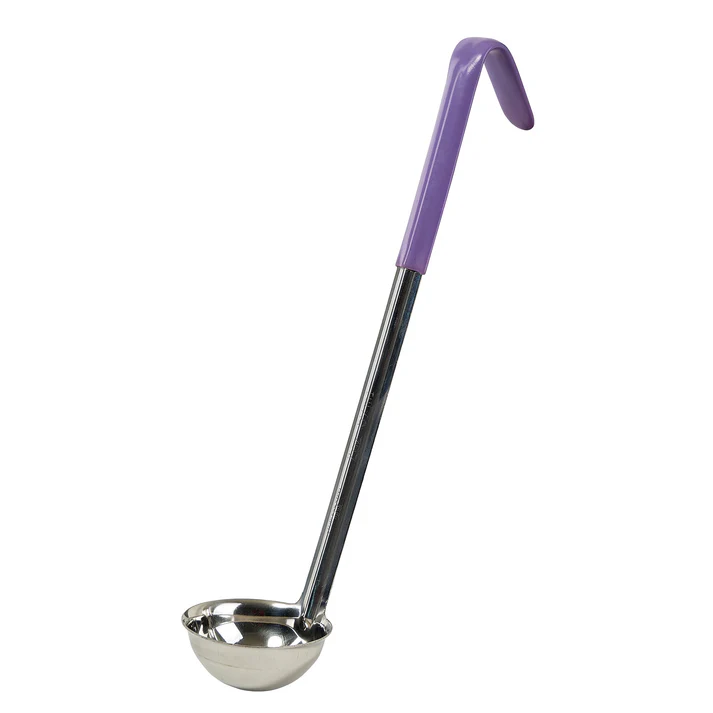 Allergen-Free One-Piece Stainless Steel 2 oz Ladle