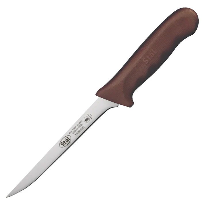 Stäl 6" Boning Knife, Narrow - Brown