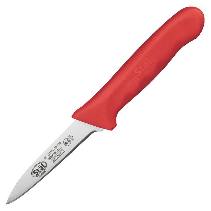 Stäl 3-1/4" Paring Knife, 2 per Pack - Red