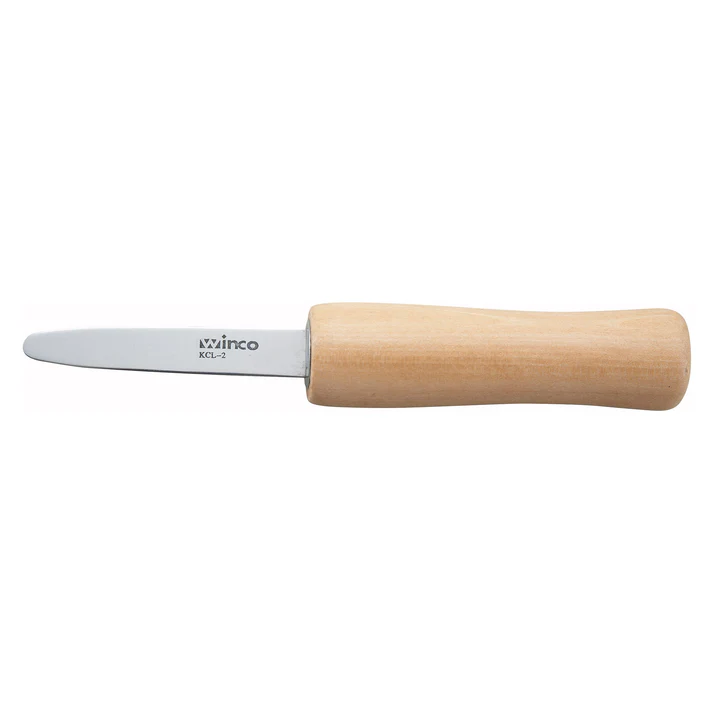 2-7/8" Blade Oyster/Clam Knife, Wooden Handle