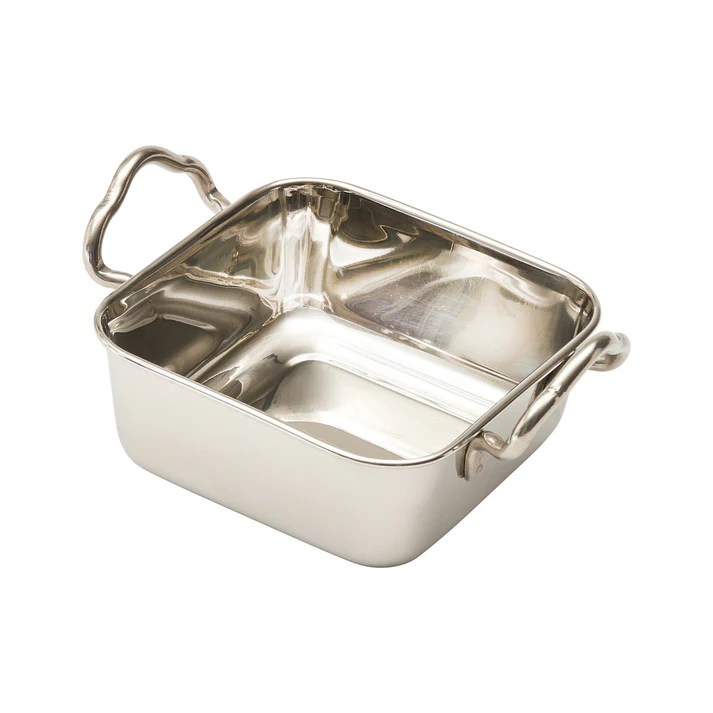 Mini Roasting Pan, Stainless Steel - 4-1/2" Square