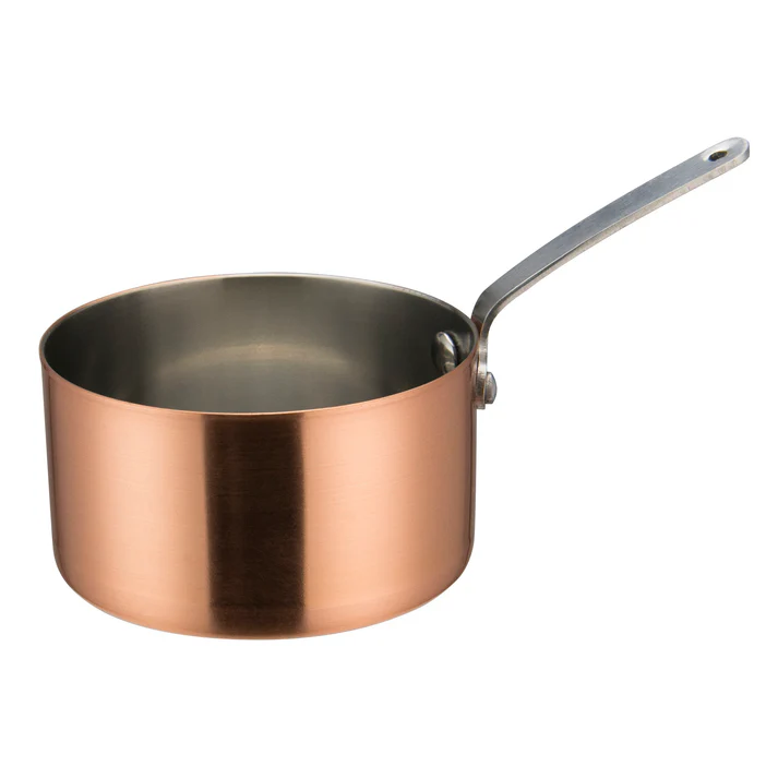  Mini Sauce Pan, Copper-Plated - 3-1/2"