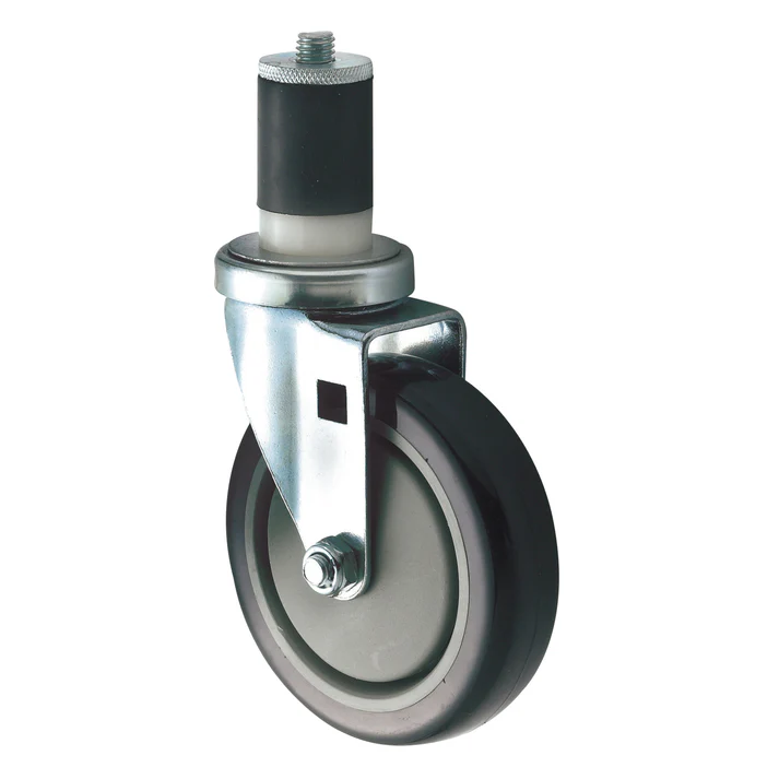  Workable Stem Caster Set, 5" Wheels