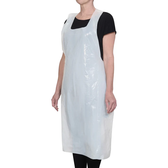  Disposable Plastic Apron, 28" x46", 100pcs/box