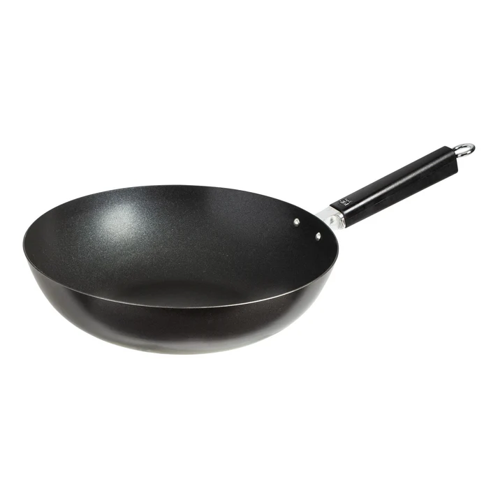 Joyce Chen Nonstick Carbon Steel Stir Fry Pan, with Phenolic Handle, 12"
