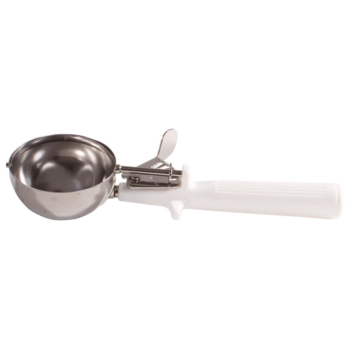 Winco Prime 18/8 Stainless Steel One-Piece Thumb Press Disher - 6