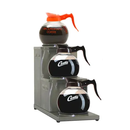 Curtis 3 Station Step-Up Warmer w/ Receptable 