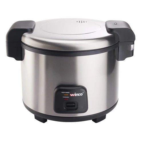Electric Rice Cooker/Warmer with Hinged Cover
