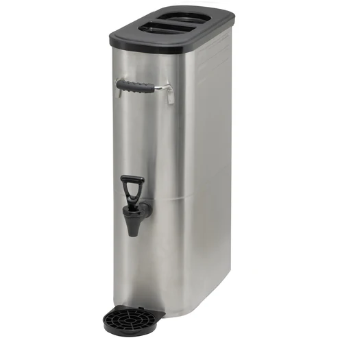 Slim Iced Tea Dispenser, Stainless Steel - 3 Gallon