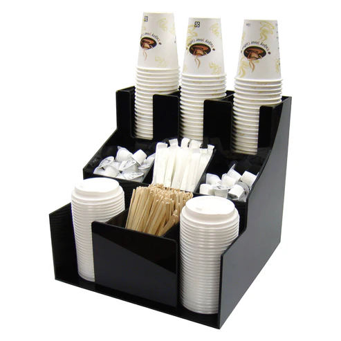 Cup and Lid Organizer, 9 Compartments