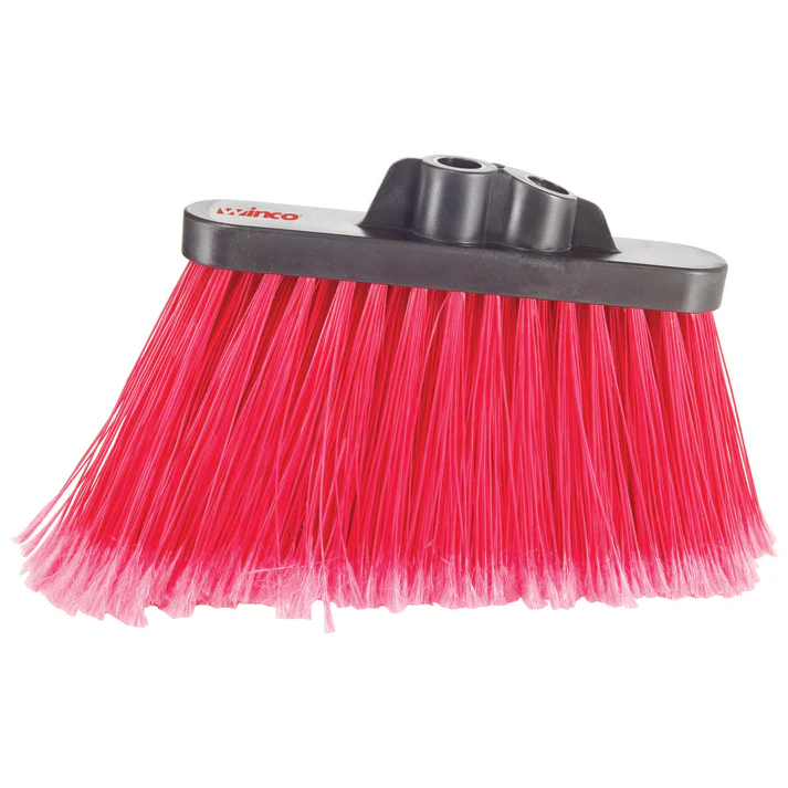 Angled Broom Head, Flagged, Medium-Duty