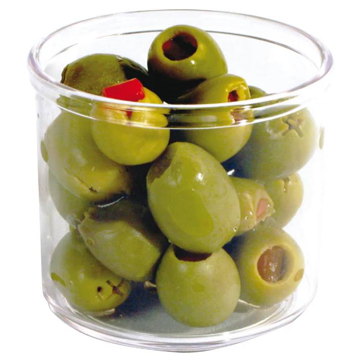  Condiment Jar, Plastic, 7oz