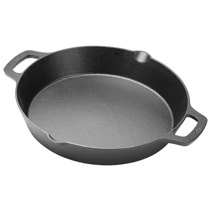  12" FireIron Cast Iron Skillet with Dual Handles
