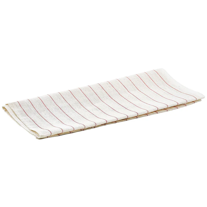 Glass Polishing Towel, Red Stripes, 16"x 29"