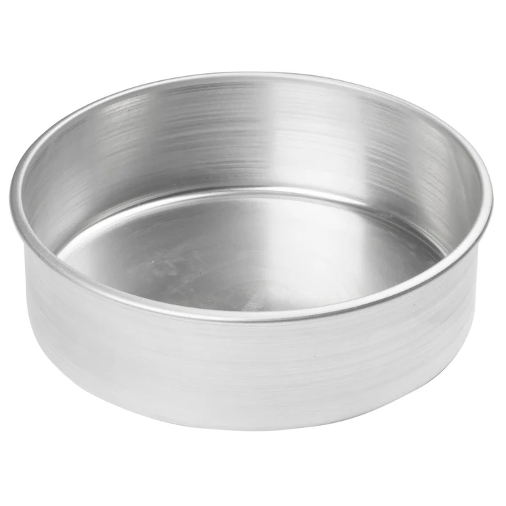 Round Layer Cake Pan, Aluminum - 9" Dia x 3" H