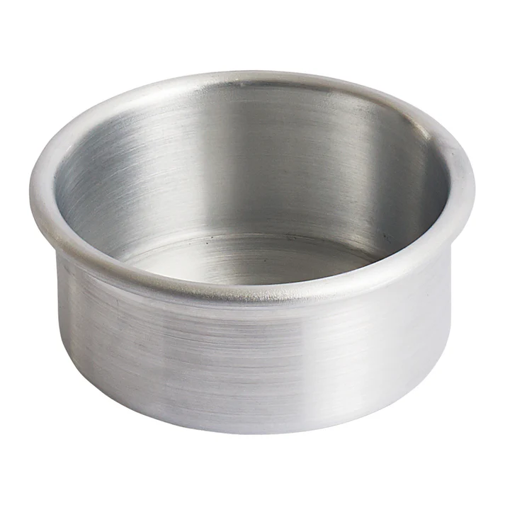 Round Layer Cake Pan, Aluminum - 4" Dia x 2" H