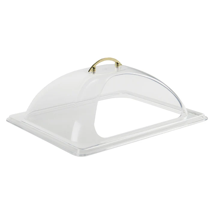 Dome Cover, Half-size, Cut-Out Opening, Polycarbonate