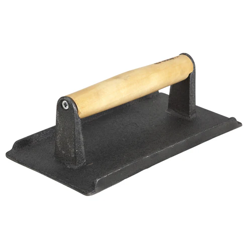 2 Lb Cast Iron Steak Weight - 4-1/4 x 8-1/4