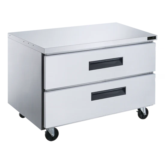 2-Drawer Undercounter Commercial Refrigerator in Stainless Steel