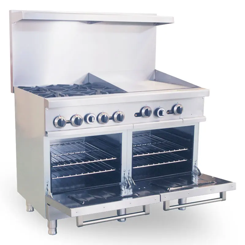 T.P Gas Range, Hot Plate, Charbroiler with Griddle