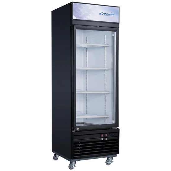 Commercial Single Glass Swing Door Merchandiser Freezer