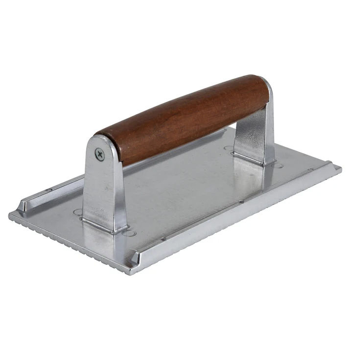 1 Lb Cast Aluminum Steak Weight - 4-1/4 x 8-1/4