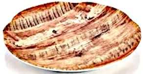 WOOD MATT STONE SERVICE PLATE 28CM