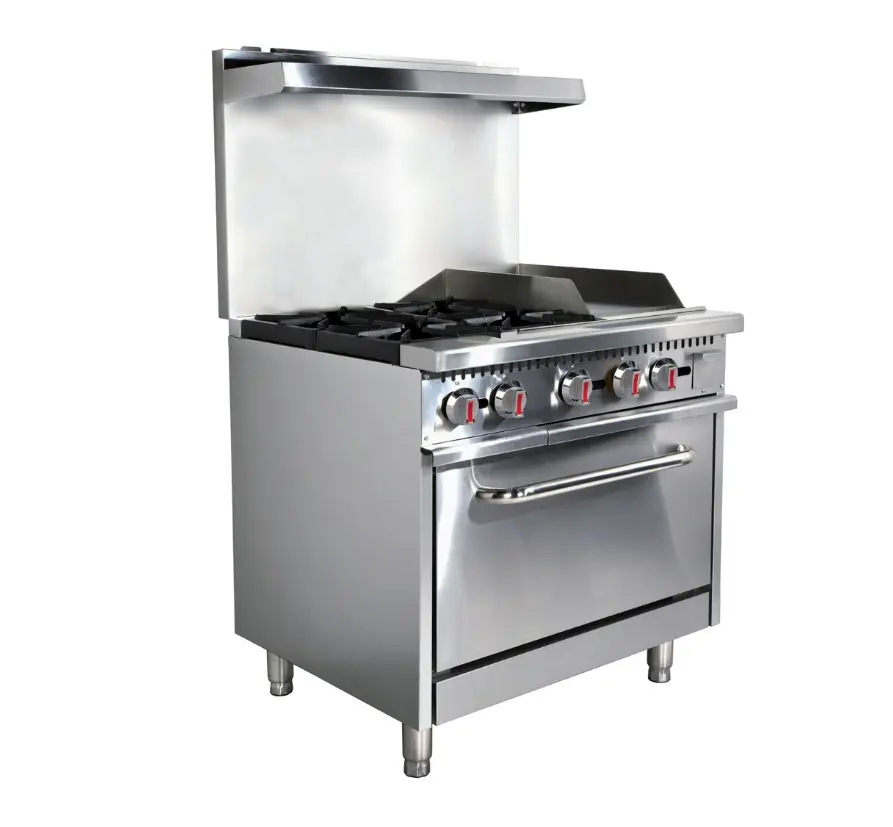 Gas Range with Griddle 