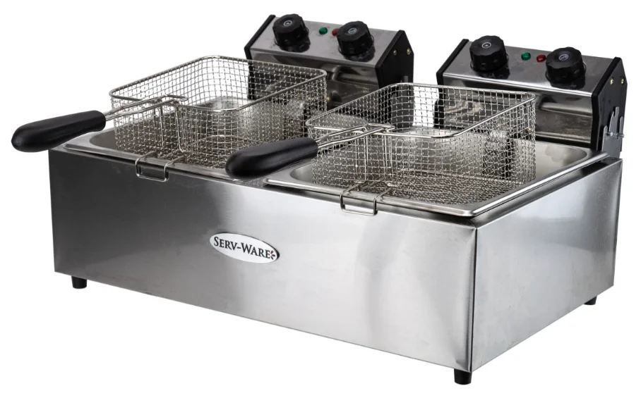 Serv-Ware Electric Cooking Top Fryer Double Tank