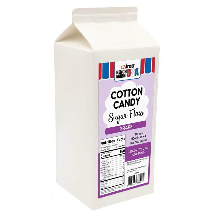 BenchmarkUSA 3-1/4 lb Cotton Candy Floss / Grape