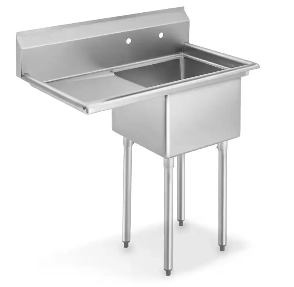 L&J LJ1216-1R 27" 1 Compartment Sink / Left Drainboard