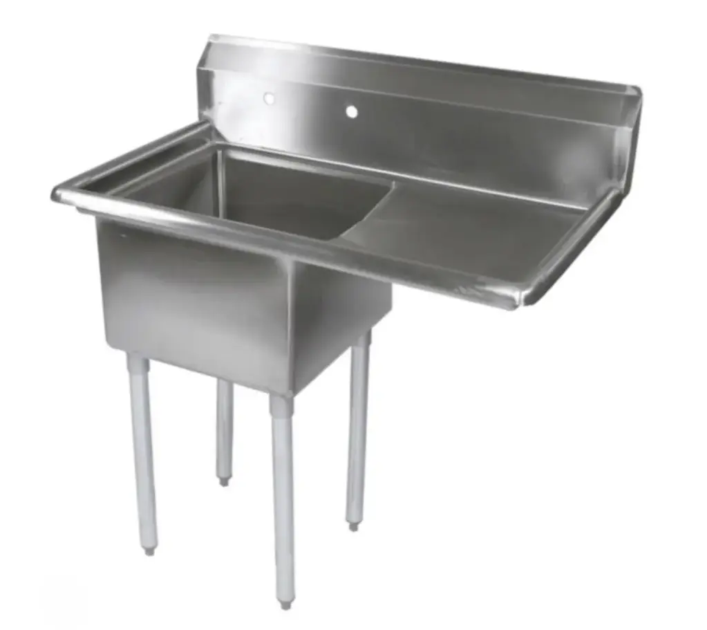 L&J LJ1515-1R 33" 1 Compartment Sink / Right Drainboard