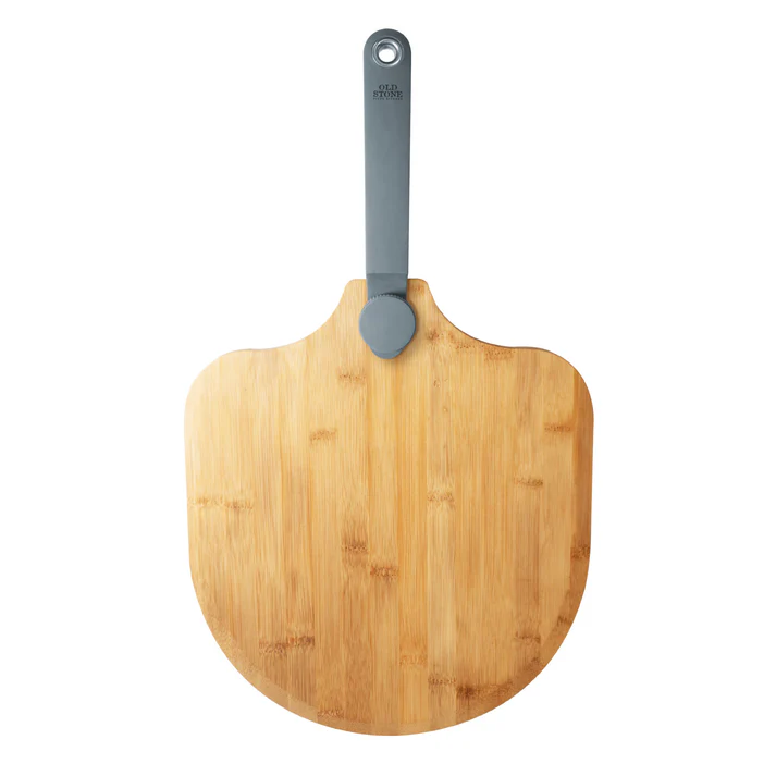 Old Stone Bamboo Pizza Peel with Folding Handle / 14x16inch