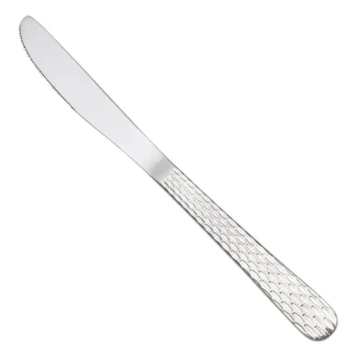 [0023-08] Caspian Dinner Knife, 18/0 Medium Weight