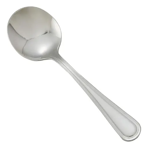 [0030-04] Shangarila Bouillon Spoon, 18/8 Extra Heavyweight