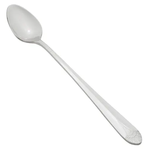 [0031-02] Peacock Iced Tea Spoon, 18/8 Extra Heavyweight