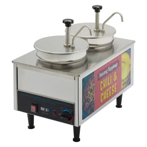 [51074A] BenchmarkUSA "Chili & Cheese" Food Warmer - 2 Pumps