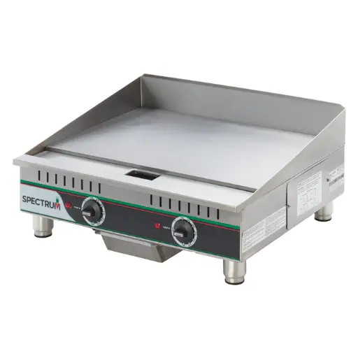 [EGD-24M] Spectrum 24" Electric Griddle, Two Heat Zones