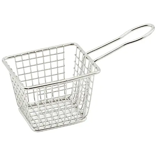 [FBM-433T] Mini Serving Basket - Rectangular, 4"L x 3"W x 3"H
