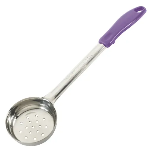 [FPP-4P] Allergen-Free One-Piece Stainless Steel Portioners - Perforated, 4 oz