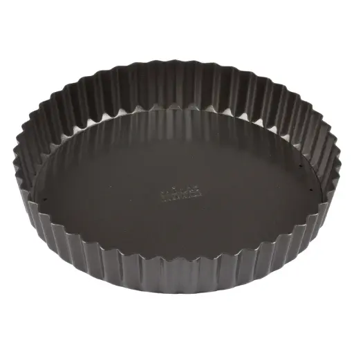 [FQP-8] Quiche Pan, Non-Stick, Aluminized Carbon Steel - 8" Dia