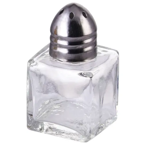 [G-100] Square Shaker, 1/2 oz - Stainless