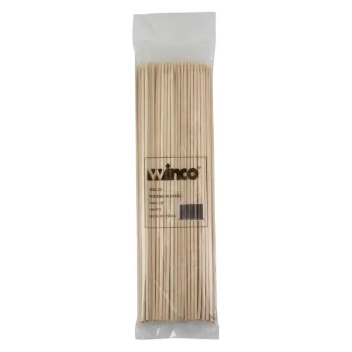 [WSK-10]  10" Bamboo Skewers, 100/bag