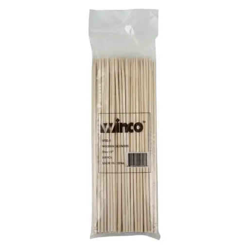 [WSK-08] 8" Bamboo Skewers, 100/bag S