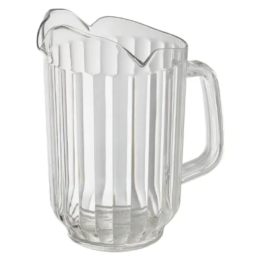 [WPCT-60C]  60 oz Triple-Spout Polycarbonate Pitcher, Clear