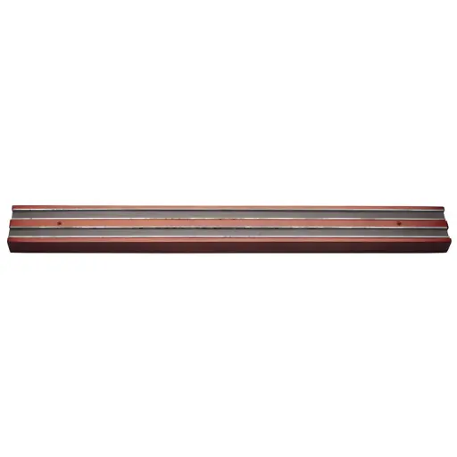 [WMB-24]  Magnetic Knife Bar, Wooden Base - 24"