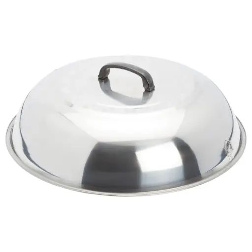 [WKCS-18] Stainless Steel Wok Cover - 17-3/4"